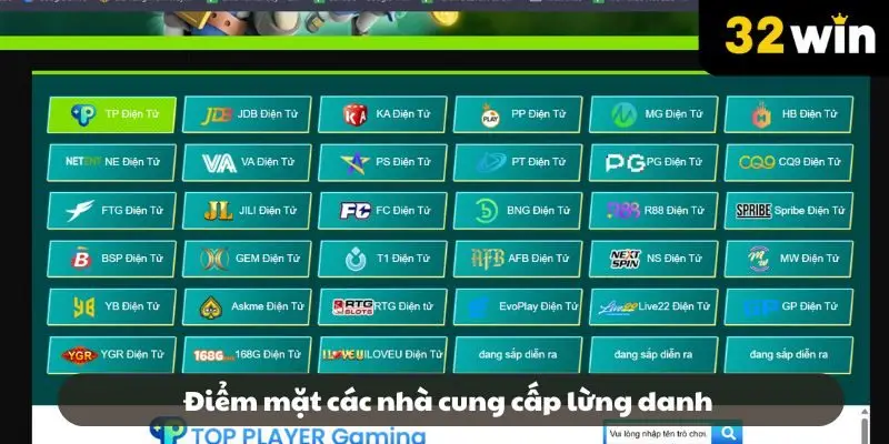 Điểm mặt các nhà cung cấp lừng danh