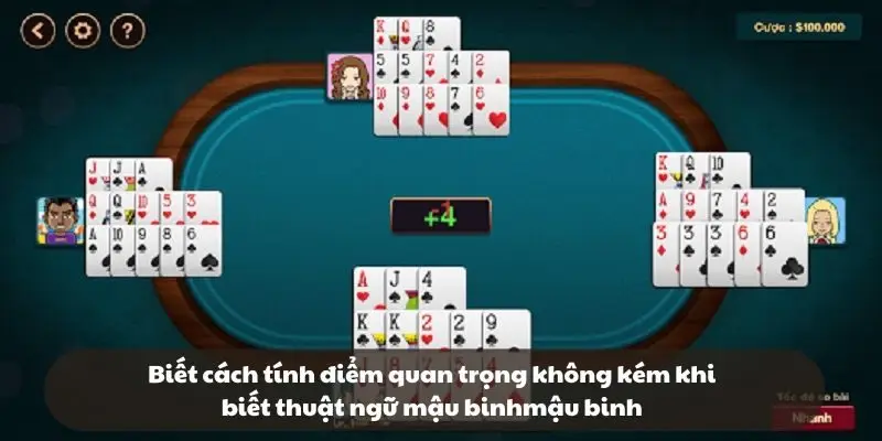 Biết cách tính điểm quan trọng không kém khi biết thuật ngữ mậu binh